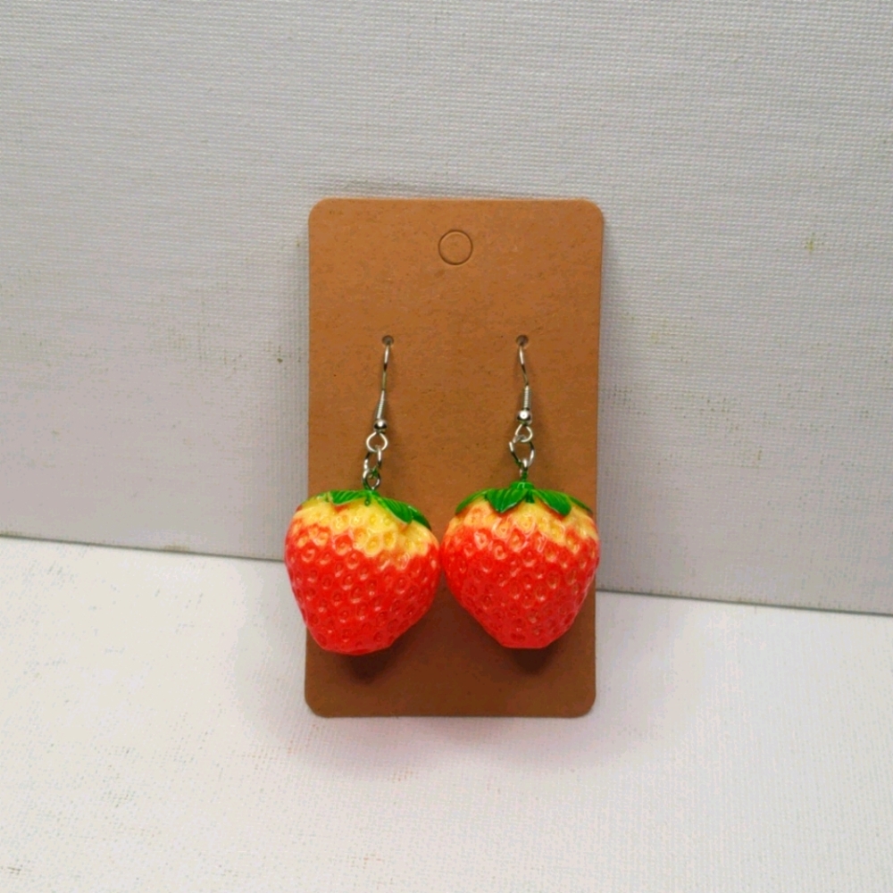 New Strawberry Statement Earrings